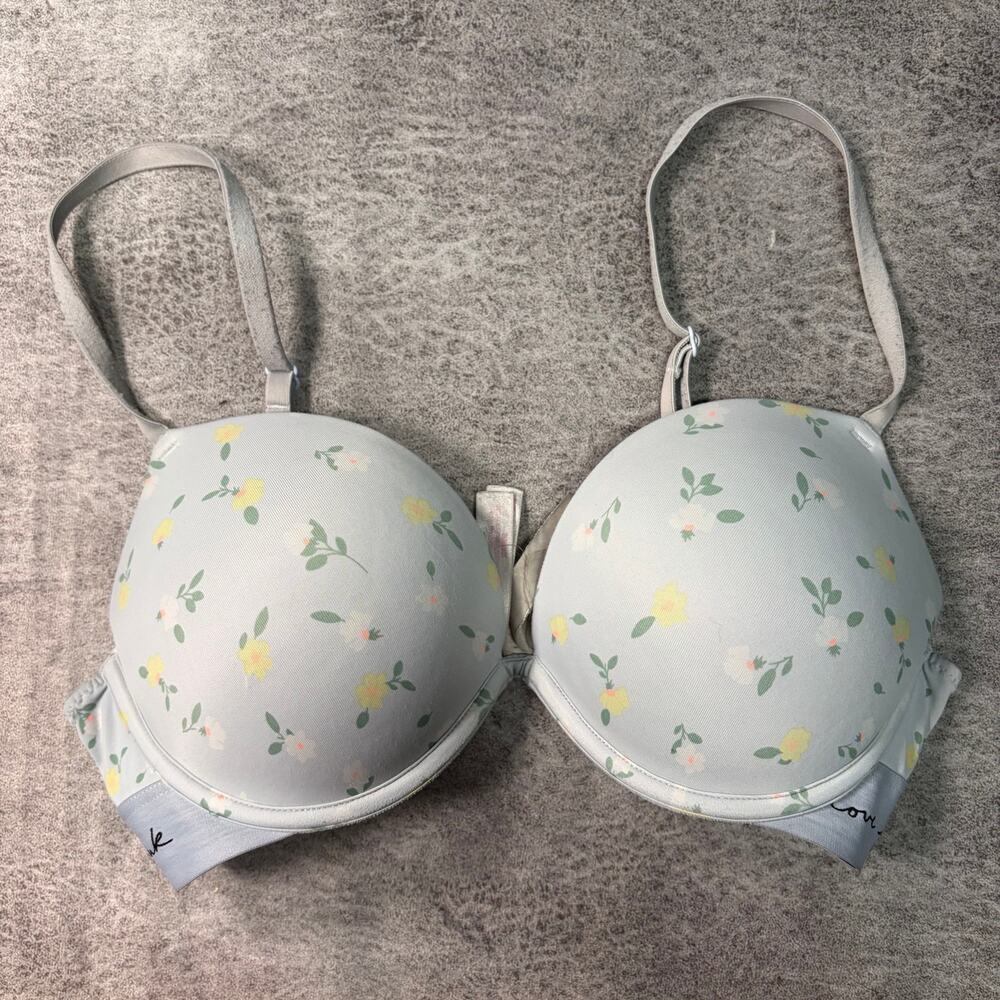 Victorias Secret Floral Push Up Bra